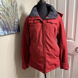 Columbia Titanium Women’s Jacket – Red – Removable Hood – Size M